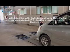 カルテシクジ 4 in 1 車両試験ライン ミャンマー