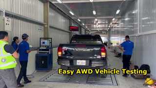 4WD AWD車のスピードメーターテスターやブレーキテスターに​​使用できるカーテシーフリーローラー