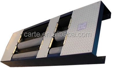 青いデザインのオートバイブレーキと車軸負荷テスター（あらゆる種類の車両用）