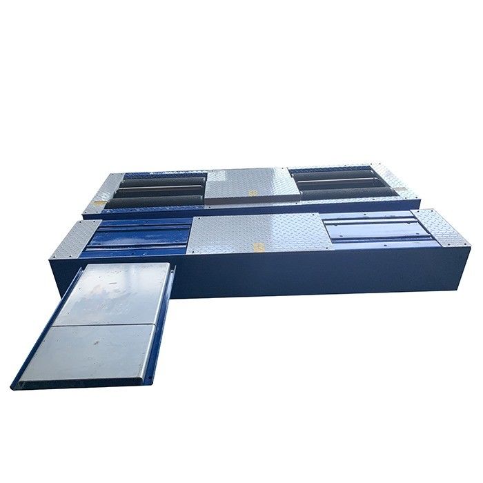 3.0kW 車輪ローラー四輪車試験ライン（サイドスリップおよびブレーキテスター試験付き）