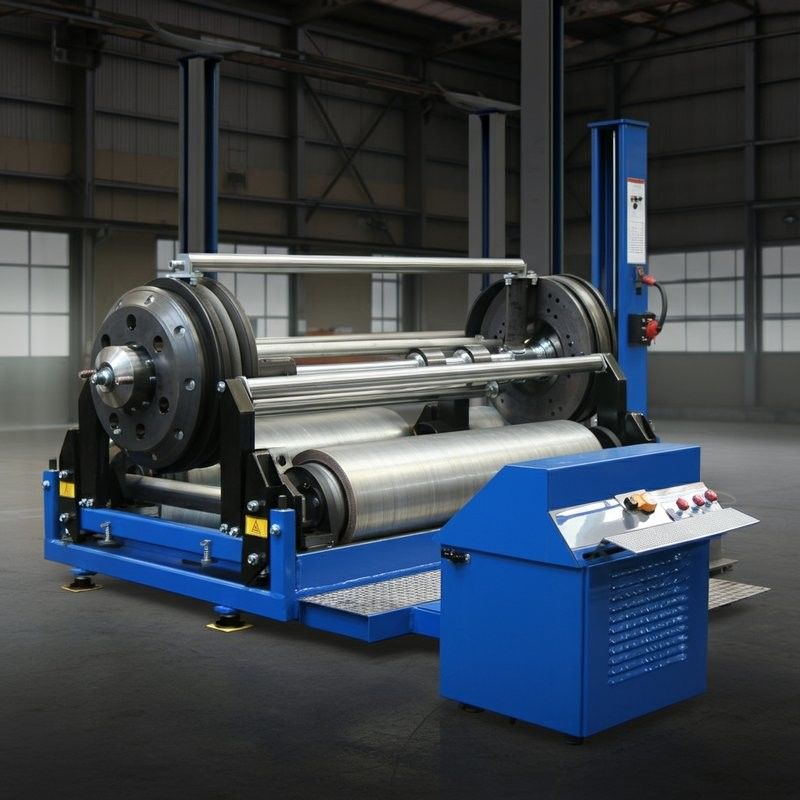 4WD車用ポータブル可動式トラックローラーブレーキテスター 10T容量 車両試験ライン 車両検査装置