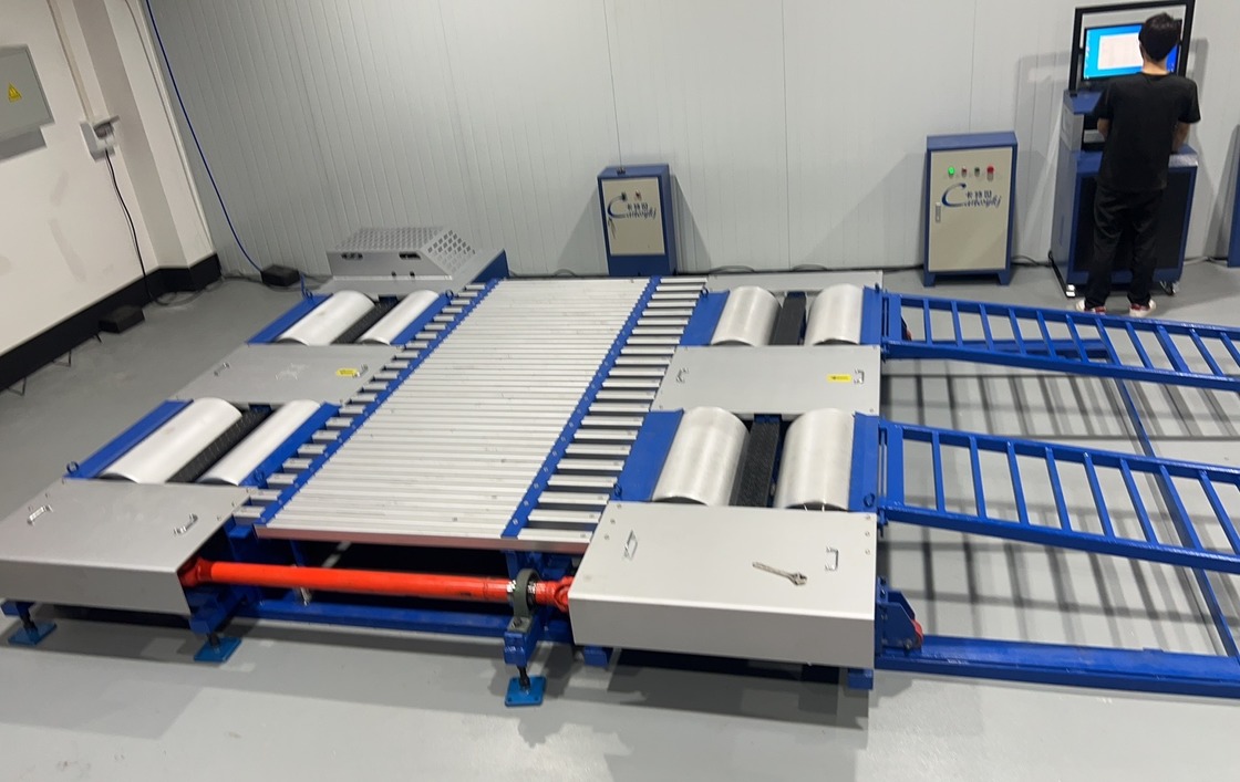 CTDCG-3-4WD 4WD車 車両試験レーン 車台ダイナモメーター 馬力測定機 1台の渦電流 1000馬力 1つのフリーローラー