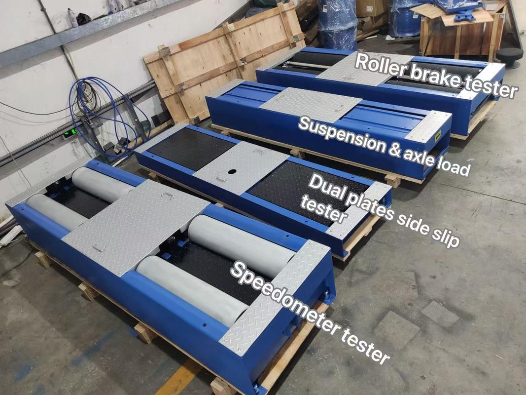 5イン1ロールブレーキテスト機 4000kg マックスアクセル負荷 特許のある砂滑りロールと産業制御コンピュータ