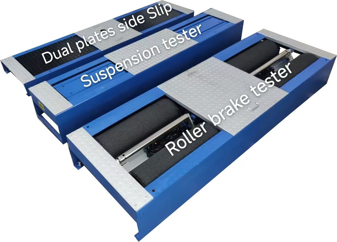 CTGT-3-4 ローラー4イン1車両試験線 軸負荷付きローラーブレーキ試験 単板横滑り試験 懸垂試験