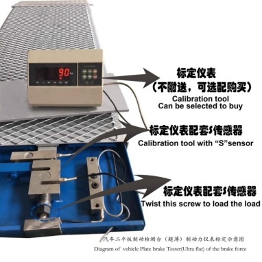 あらゆる種類のブレーキテスター用精密校正器